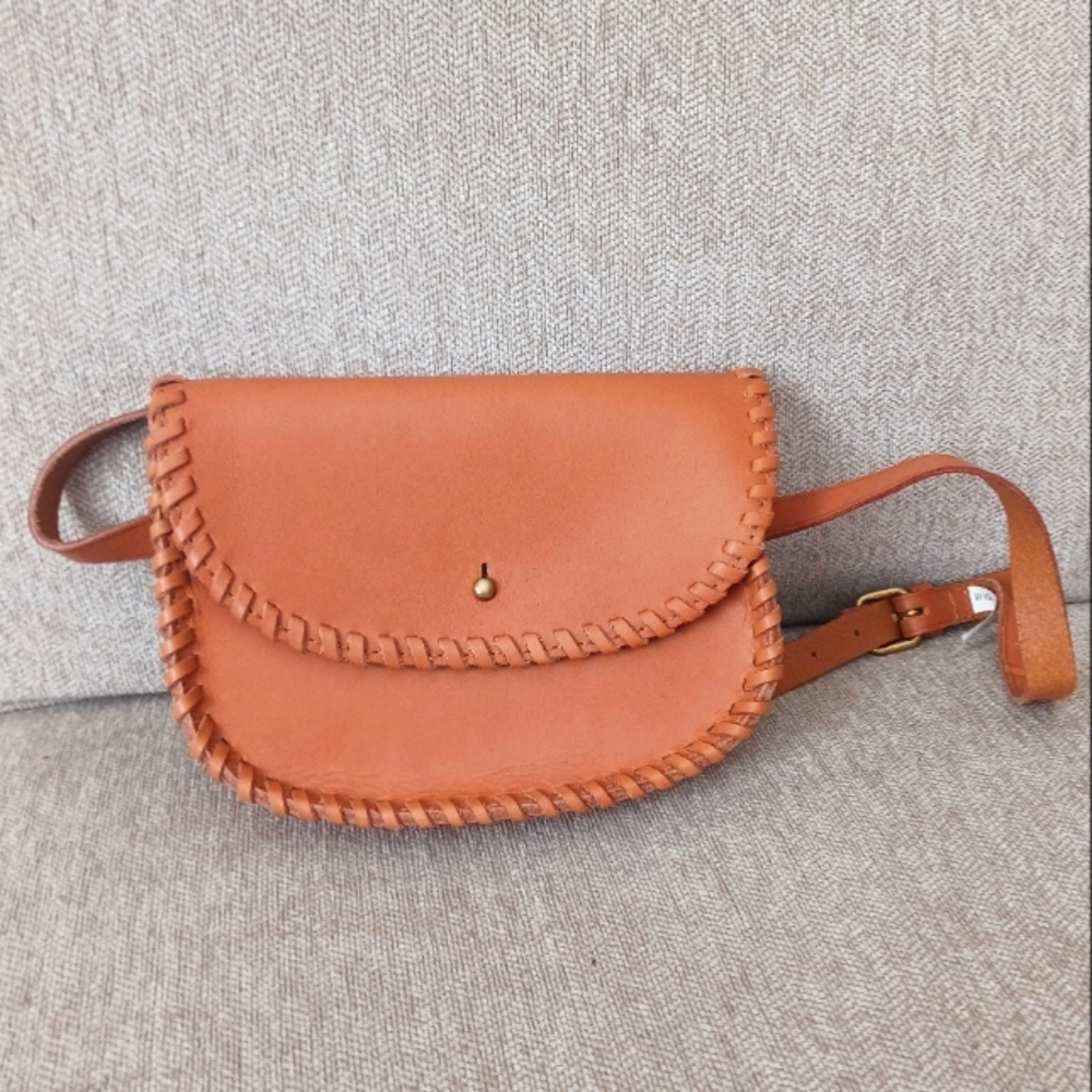 Madewell Tan Leather Belt Bag
